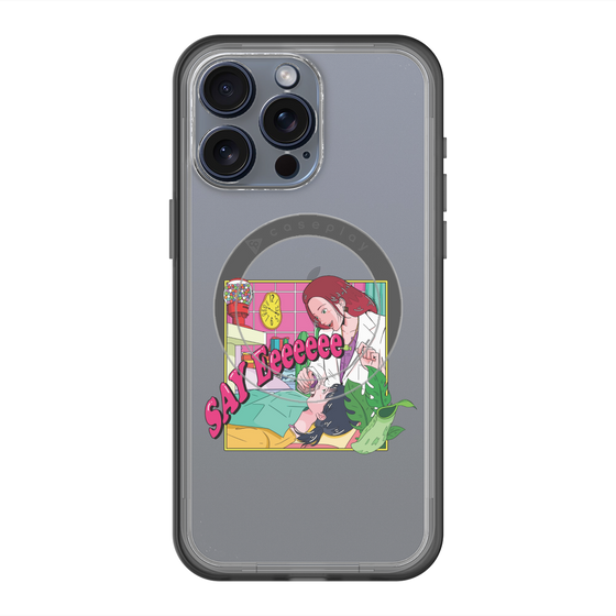 スリムプロテクションプレミアムケース with MagSafe［ SAY Eeeeeee ］