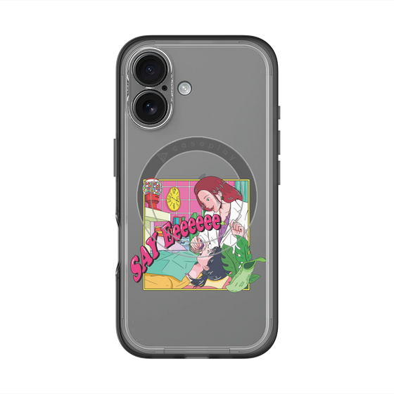 スリムプロテクションプレミアムケース with MagSafe［ SAY Eeeeeee ］