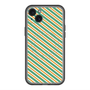 スリムプロテクションプレミアムケース with MagSafe［ Small Stripe - Green × Orange ］