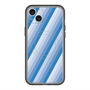 スリムプロテクションプレミアムケース with MagSafe［ Middle Stripe - Blue ］
