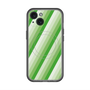スリムプロテクションプレミアムケース with MagSafe［ Middle Stripe - Green ］
