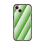 スリムプロテクションプレミアムケース with MagSafe［ Middle Stripe - Green ］
