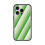 スリムプロテクションプレミアムケース with MagSafe［ Middle Stripe - Green ］