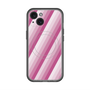スリムプロテクションプレミアムケース with MagSafe［ Middle Stripe - Pink ］