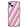 スリムプロテクションプレミアムケース with MagSafe［ Middle Stripe - Pink ］