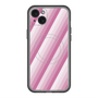 スリムプロテクションプレミアムケース with MagSafe［ Middle Stripe - Pink ］