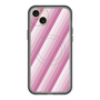 スリムプロテクションプレミアムケース with MagSafe［ Middle Stripe - Pink ］