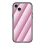 スリムプロテクションプレミアムケース with MagSafe［ Middle Stripe - Pink ］