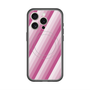 スリムプロテクションプレミアムケース with MagSafe［ Middle Stripe - Pink ］