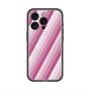 スリムプロテクションプレミアムケース with MagSafe［ Middle Stripe - Pink ］