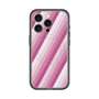 スリムプロテクションプレミアムケース with MagSafe［ Middle Stripe - Pink ］