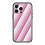 スリムプロテクションプレミアムケース with MagSafe［ Middle Stripe - Pink ］
