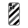 スリムプロテクションプレミアムケース with MagSafe［ Big Stripe - Black × Gray ］
