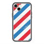 スリムプロテクションプレミアムケース with MagSafe［ Big Stripe - Red × Blue ］