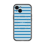 スリムプロテクションプレミアムケース with MagSafe［ Small Border - Blue ］