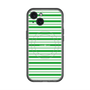 スリムプロテクションプレミアムケース with MagSafe［ Small Border - Green ］