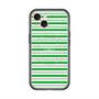 スリムプロテクションプレミアムケース with MagSafe［ Small Border - Green ］