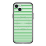 スリムプロテクションプレミアムケース with MagSafe［ Small Border - Green ］