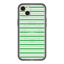 スリムプロテクションプレミアムケース with MagSafe［ Small Border - Green ］