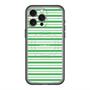 スリムプロテクションプレミアムケース with MagSafe［ Small Border - Green ］