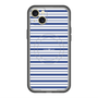 スリムプロテクションプレミアムケース with MagSafe［ Small Border - Navy ］