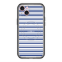 スリムプロテクションプレミアムケース with MagSafe［ Small Border - Navy ］