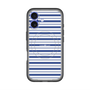 スリムプロテクションプレミアムケース with MagSafe［ Small Border - Navy ］
