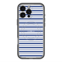 スリムプロテクションプレミアムケース with MagSafe［ Small Border - Navy ］