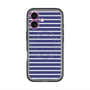 スリムプロテクションプレミアムケース with MagSafe［ Middle Border - Blue ］