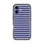 スリムプロテクションプレミアムケース with MagSafe［ Middle Border - Blue ］