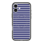 スリムプロテクションプレミアムケース with MagSafe［ Middle Border - Blue ］