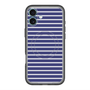 スリムプロテクションプレミアムケース with MagSafe［ Middle Border - Blue ］