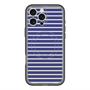 スリムプロテクションプレミアムケース with MagSafe［ Middle Border - Blue ］