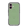 スリムプロテクションプレミアムケース with MagSafe［ Middle Border - Green ］