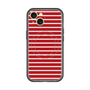 スリムプロテクションプレミアムケース with MagSafe［ Middle Border - Red ］