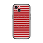 スリムプロテクションプレミアムケース with MagSafe［ Middle Border - Red ］