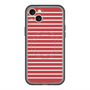 スリムプロテクションプレミアムケース with MagSafe［ Middle Border - Red ］