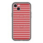 スリムプロテクションプレミアムケース with MagSafe［ Middle Border - Red ］