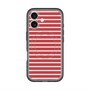 スリムプロテクションプレミアムケース with MagSafe［ Middle Border - Red ］