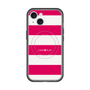 スリムプロテクションプレミアムケース with MagSafe［ Big Border - Pink ］