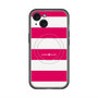 スリムプロテクションプレミアムケース with MagSafe［ Big Border - Pink ］