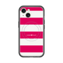 スリムプロテクションプレミアムケース with MagSafe［ Big Border - Pink ］