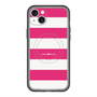 スリムプロテクションプレミアムケース with MagSafe［ Big Border - Pink ］