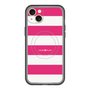 スリムプロテクションプレミアムケース with MagSafe［ Big Border - Pink ］