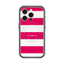 スリムプロテクションプレミアムケース with MagSafe［ Big Border - Pink ］