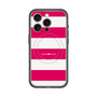 スリムプロテクションプレミアムケース with MagSafe［ Big Border - Pink ］