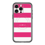 スリムプロテクションプレミアムケース with MagSafe［ Big Border - Pink ］