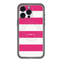 スリムプロテクションプレミアムケース with MagSafe［ Big Border - Pink ］