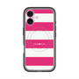 スリムプロテクションプレミアムケース with MagSafe［ Big Border - Pink ］