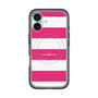 スリムプロテクションプレミアムケース with MagSafe［ Big Border - Pink ］